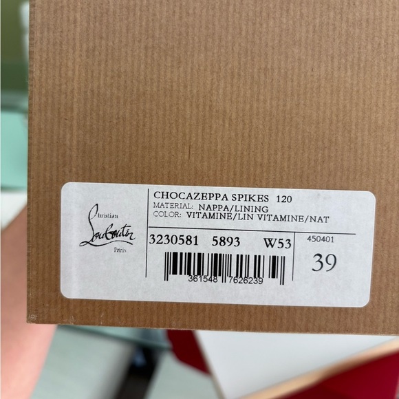 Authentic Christian Louboutin Chocozeppa Spikes 120 Vibrant Orange Platform - Picture 7 of 9